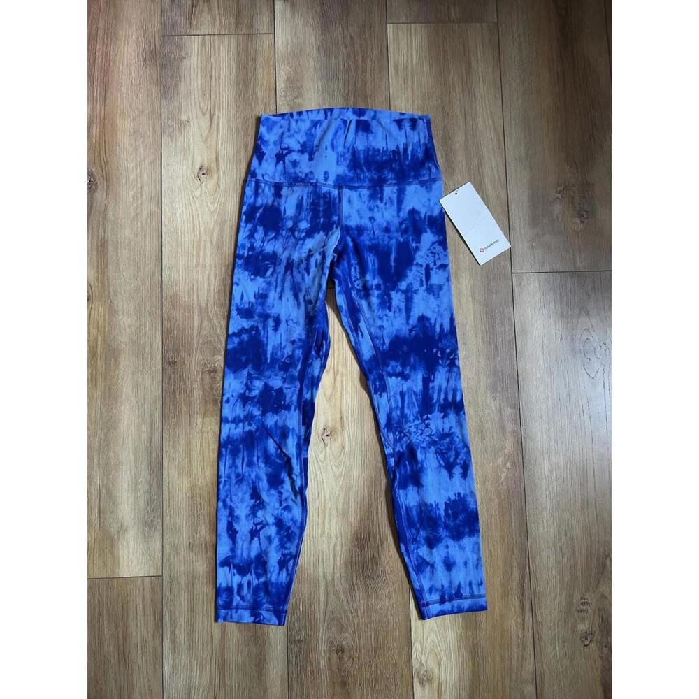 Lululemon Align 25" Pant Game Day Blue Multi Dye NWT 6